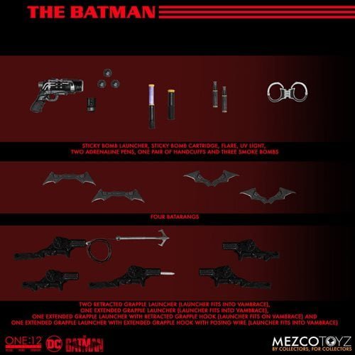 Mezco Toyz One:12 Collective - The Batman Action Figure - by Mezco Toyz