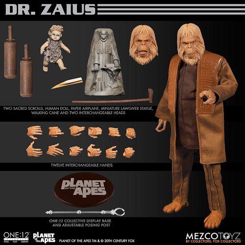 Mezco Toyz Planet of the Apes Dr. Zaius One:12 Collective Action Figure - by Mezco Toyz | Buy at ToyShnip