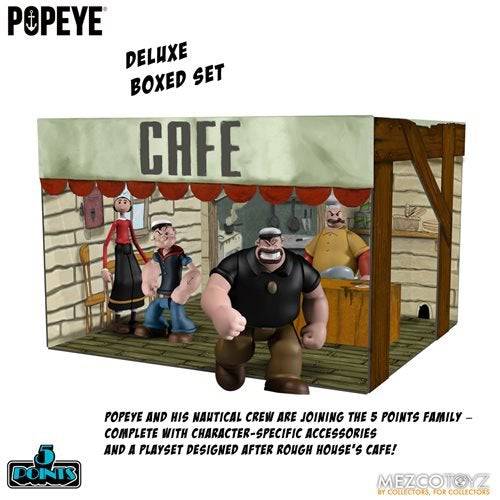 Mezco Toyz Popeye 5 Points Deluxe Box Set - by Mezco Toyz | Buy at ToyShnip