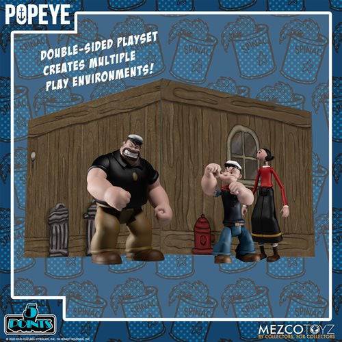 Mezco Toyz Popeye 5 Points Deluxe Box Set - by Mezco Toyz | Buy at ToyShnip