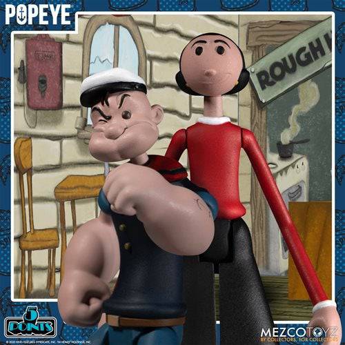 Mezco Toyz Popeye 5 Points Deluxe Box Set - by Mezco Toyz | Buy at ToyShnip