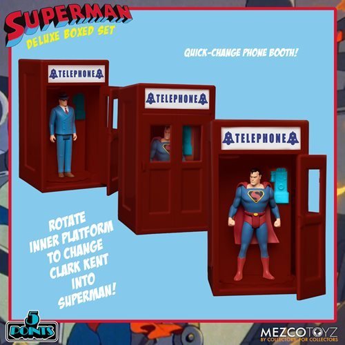 Mezco Toyz Superman (1941): The Mechanical Monsters 5 Points Deluxe Boxed Set - by Mezco Toyz | Buy at ToyShnip