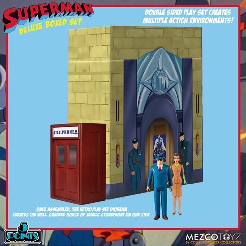 Mezco Toyz Superman (1941): The Mechanical Monsters 5 Points Deluxe Boxed Set - by Mezco Toyz | Buy at ToyShnip