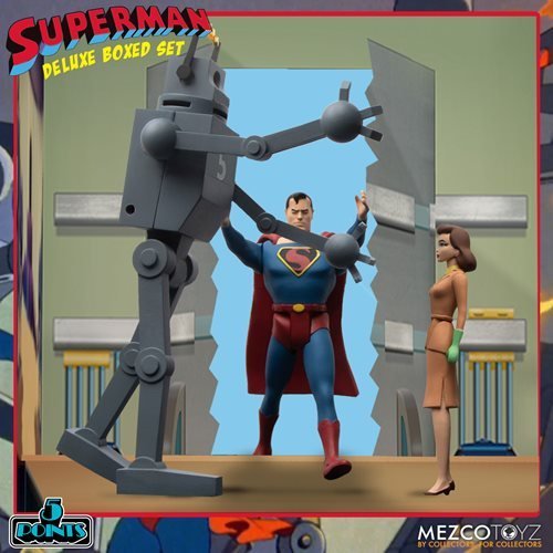 Mezco Toyz Superman (1941): The Mechanical Monsters 5 Points Deluxe Boxed Set - by Mezco Toyz | Buy at ToyShnip