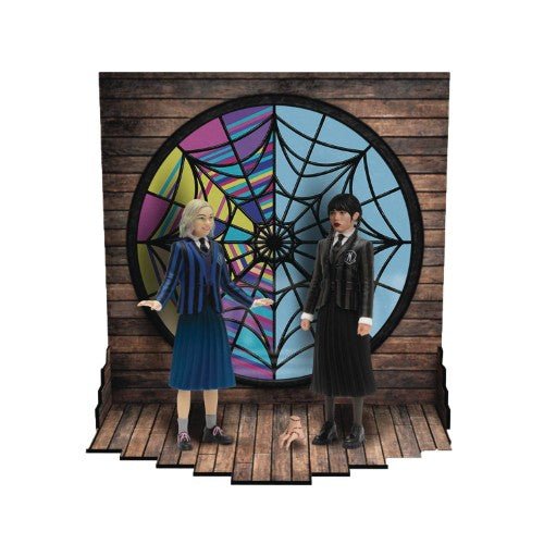 Mezco Toyz Wednesday 5 Points Wednesday & Enid Boxed Set Action Figures - by Mezco Toyz | Buy at ToyShnip