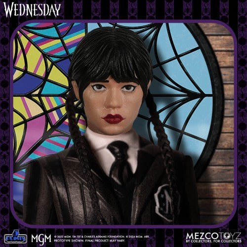 Mezco Toyz Wednesday 5 Points Wednesday & Enid Boxed Set Action Figures - by Mezco Toyz