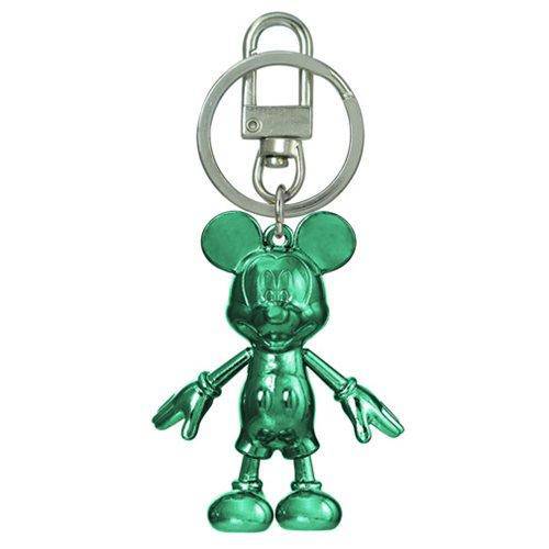 Mickey Mouse May Emerald Pewter Dangle Key Chain - by Monogram | Buy at ToyShnip