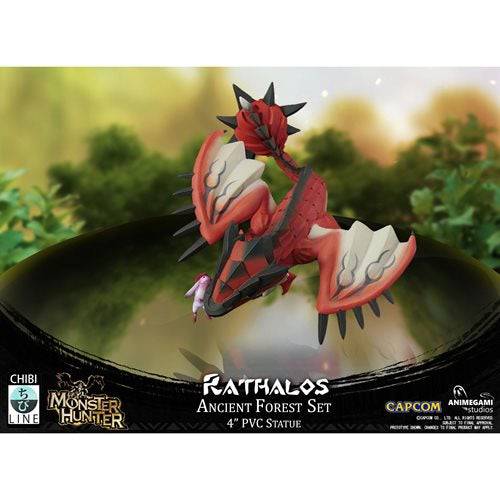 Monster Hunter Limited Edition Rathalos 4-Inch Statue - by Animegami Studios | Buy at ToyShnip
