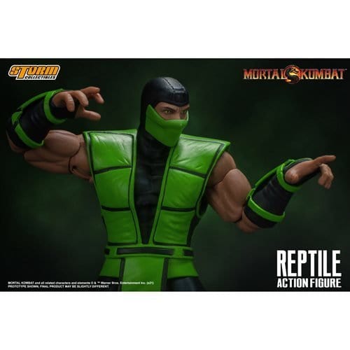 Mortal Kombat Reptile 1:12 Scale Action Figure - by Storm Collectibles | Buy at ToyShnip