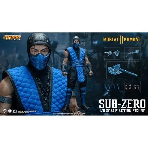 Mortal Kombat Sub-Zero 1:12 Scale Action Figure - by Storm Collectibles | Buy at ToyShnip