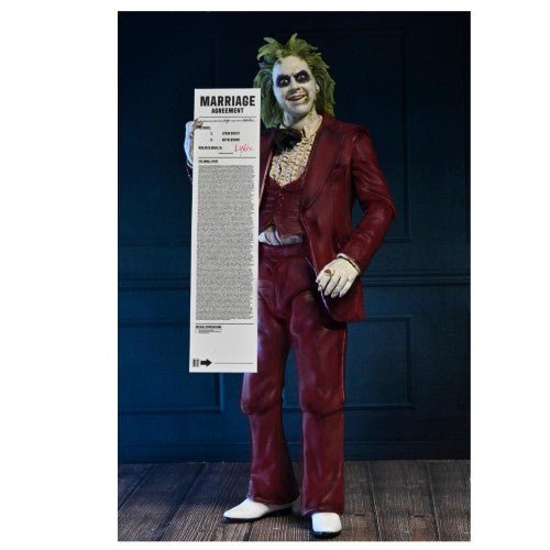 NECA Beetlejuice Beetlejuice Red Tuxedo 7 - Inch Ultimate Action Figure - by NECA