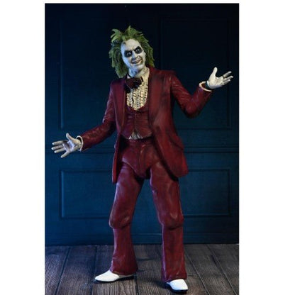 NECA Beetlejuice Beetlejuice Red Tuxedo 7 - Inch Ultimate Action Figure - by NECA