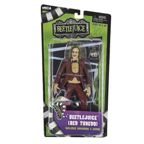 NECA Beetlejuice Red Tuxedo 7 - Inch Action Figure - by NECA