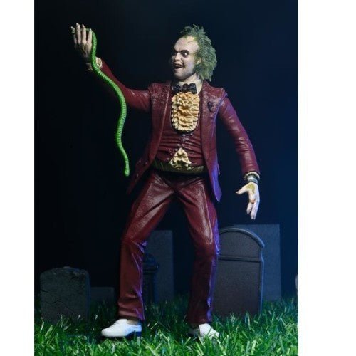NECA Beetlejuice Red Tuxedo 7 - Inch Action Figure - by NECA