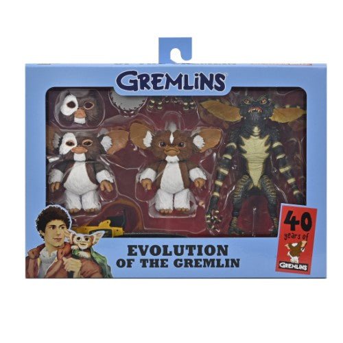 NECA Gremlins "Evolution of a Gremlin" 40th Anniversary 3PC 7In Action Figure Box Set - by NECA | Buy at ToyShnip