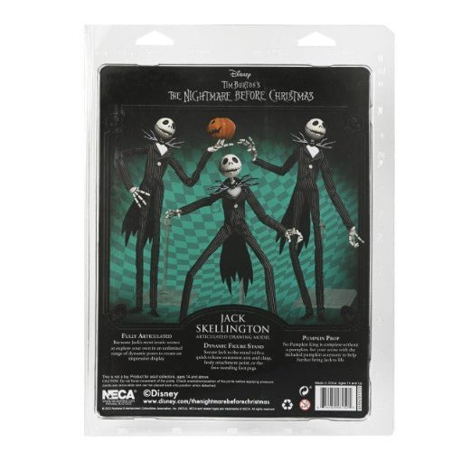 NECA Nightmare Before Christmas Jack Skellington with Pumpkin Action Figure - by NECA