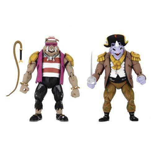NECA Teenage Mutant Ninja Turtles: Turtles in Time Pirate Bebop & Rocksteady 7-Inch Scale Action Figure 2-Pack - by NECA | Buy at ToyShnip