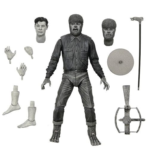 NECA Universal Monsters Ultimate Wolf Man Monster Black & White 7-In Action Figure - by NECA | Buy at ToyShnip