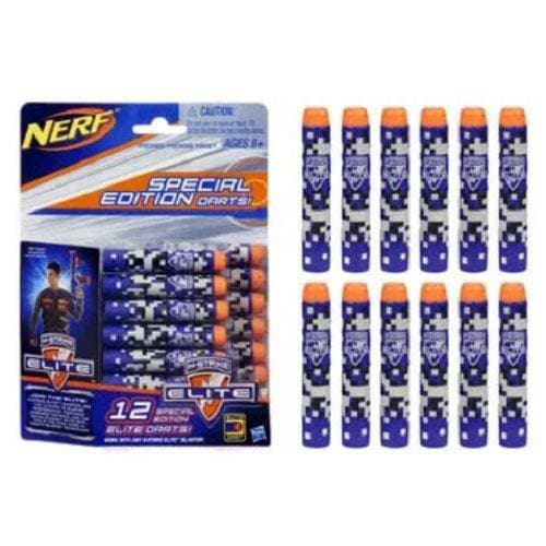 Nerf N-Strike Elite Camo Special Edition 12 Darts Pack Refill Set (Blue) - by Hasbro | Buy at ToyShnip