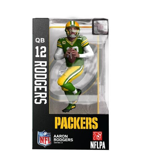 NFL Series 3 Green Bay Packers Aaron Rodgers Action Figure (Regular) - by Imports Dragon | Buy at ToyShnip