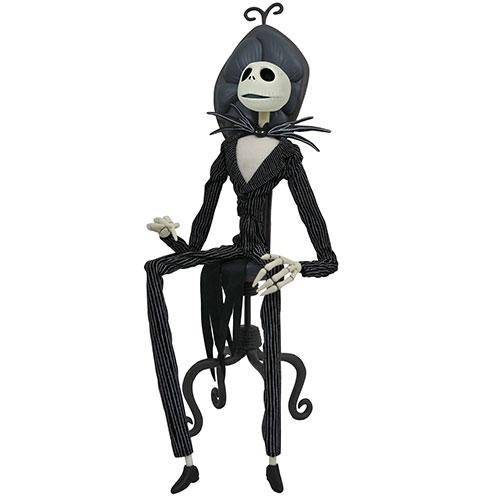Nightmare Before Christmas Jack Skellington in Chair Coffin Box - by Diamond Select | Buy at ToyShnip