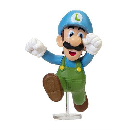 Nintendo 2 1/2-Inch Mini-Figure - Ice Luigi - by Jakks Pacific | Buy at ToyShnip