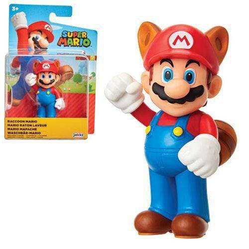 Nintendo 2 1/2-Inch Mini-Figure - Raccoon Mario - by Jakks Pacific | Buy at ToyShnip