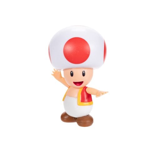 Nintendo 2 1/2 - Inch Mini - Figure - Red Toad - by Jakks Pacific