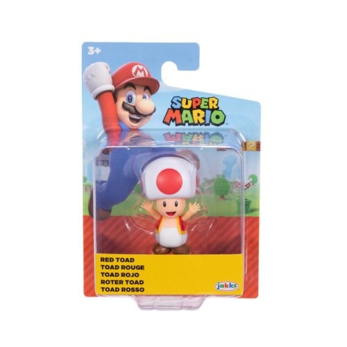 Nintendo 2 1/2 - Inch Mini - Figure - Red Toad - by Jakks Pacific
