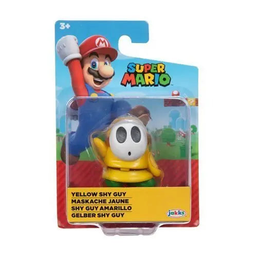 Nintendo 2 1/2-Inch Mini-Figure - Yellow Shy Guy - by Jakks Pacific | Buy at ToyShnip
