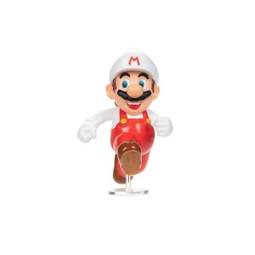 Nintendo Super Mario 2 1/2-Inch Mini-Figure - Fire Mario - by Jakks Pacific | Buy at ToyShnip