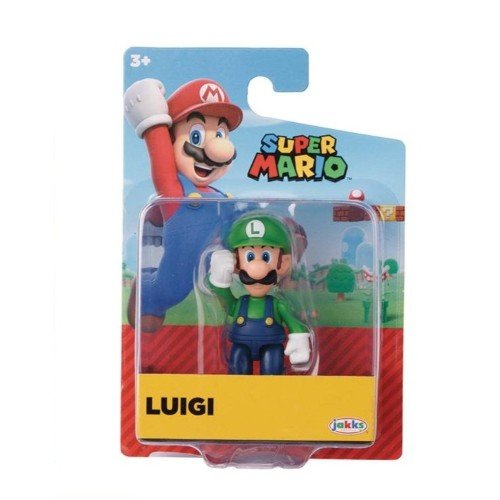 Nintendo Super Mario 2 1/2-Inch Mini-Figure - Luigi - by Jakks Pacific | Buy at ToyShnip