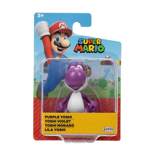 Nintendo Super Mario 2 1/2-Inch Mini-Figure - Purple Yoshi - by Jakks Pacific | Buy at ToyShnip