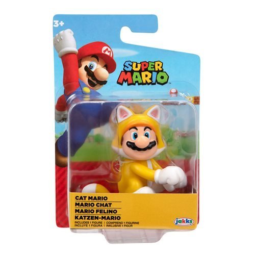 Nintendo Super Mario - 2 1/2" Mini-Figure - Cat Mario - by Jakks Pacific | Buy at ToyShnip