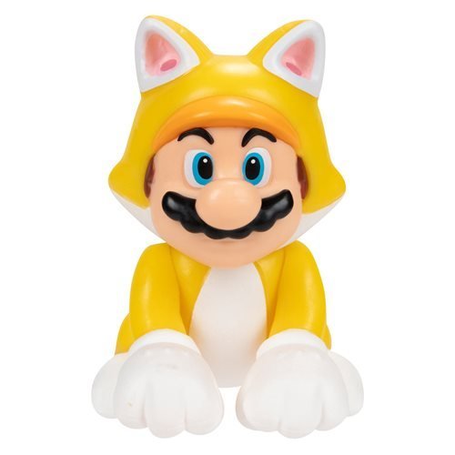 Nintendo Super Mario - 2 1/2" Mini-Figure - Cat Mario - by Jakks Pacific | Buy at ToyShnip