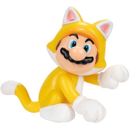 Nintendo Super Mario - 2 1/2" Mini-Figure - Cat Mario - by Jakks Pacific | Buy at ToyShnip