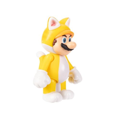 Nintendo Super Mario - 2 1/2" Mini - Figure - Cat Mario (Standing) - by Jakks Pacific