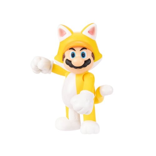 Nintendo Super Mario - 2 1/2" Mini-Figure - Cat Mario (Standing) - by Jakks Pacific | Buy at ToyShnip