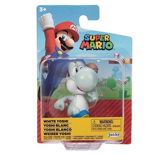 Nintendo Super Mario - 2 1/2" Mini-Figure - White Yoshi - by Jakks Pacific | Buy at ToyShnip