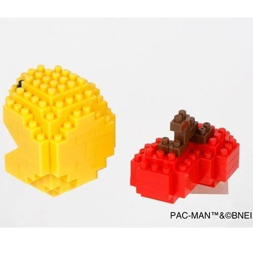 Pac - Man Pac - Man and Cherry Nanoblock Constructible Figures - by Nanoblock