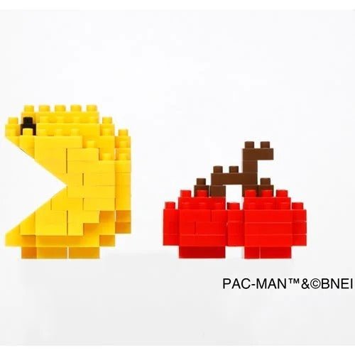 Pac - Man Pac - Man and Cherry Nanoblock Constructible Figures - by Nanoblock