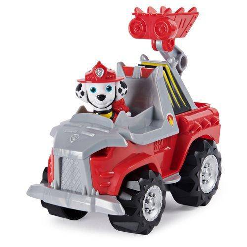 PAW Patrol Dino Rescue Deluxe Rev-Up Vehicle and Figure - Marshall - by Spin Master | Buy at ToyShnip