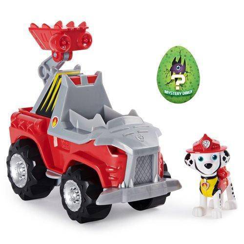 PAW Patrol Dino Rescue Deluxe Rev-Up Vehicle and Figure - Marshall - by Spin Master | Buy at ToyShnip