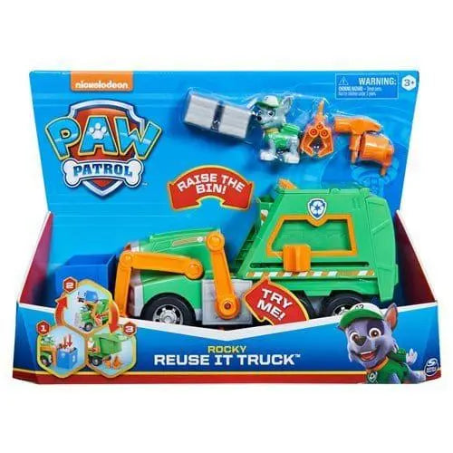 PAW Patrol Rocky's Reuse It Deluxe Truck with Figure Vehicle - by Spin Master | Buy at ToyShnip