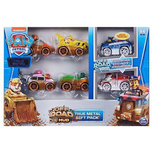 PAW Patrol True Metal Off-Road 1:55 Scale Die-Cast Vehicles Gift Set 6-Pack - by Spin Master | Buy at ToyShnip
