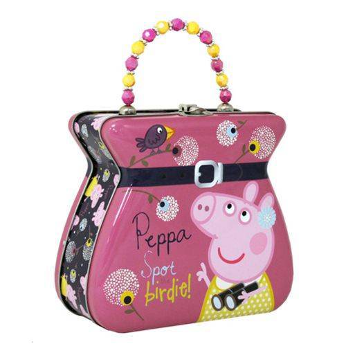 Peppa Pig Embossed Belt Buckle Purse Tin Tote - by Tin Box Company | Buy at ToyShnip