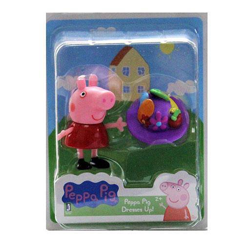 Peppa Pig Friends and Fun Mini-Figure - Peppa Pig Dresses up! - by Jazwares | Buy at ToyShnip
