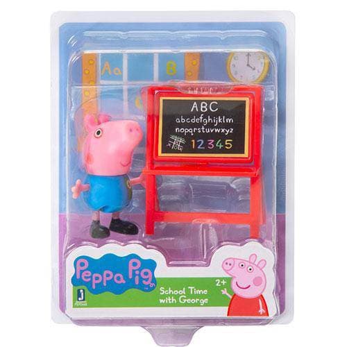 Peppa Pig Friends and Fun Mini-Figure - School Time with George - by Jazwares | Buy at ToyShnip