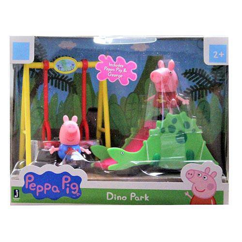 Peppa Pig Peppa Playtime Playset - Dino Park - by Jazwares | Buy at ToyShnip