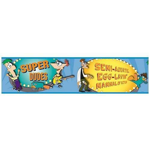 Phineas and Ferb Peel and Stick Border - by Roommates | Buy at ToyShnip